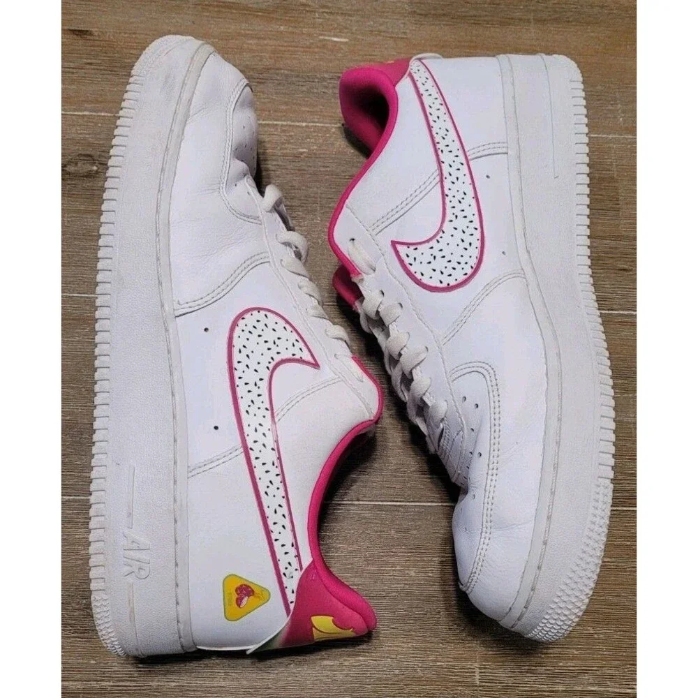 Size 12 - Nike Air Force 1 '07 LX Dragon Fruit Women's Shoes Pink White